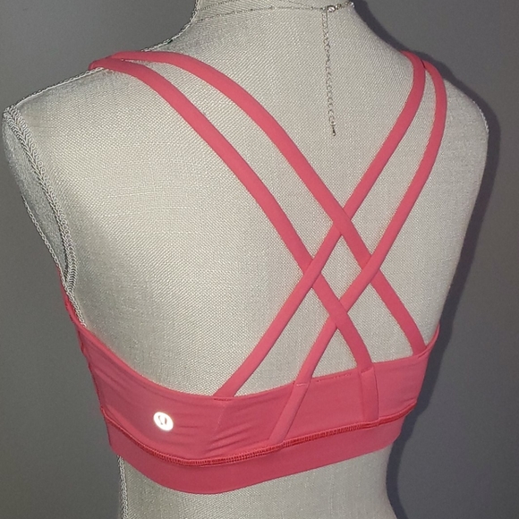 lululemon athletica Other - 1 HOUR SALE!!!! Coral Pink LULULEMON Sports Bra